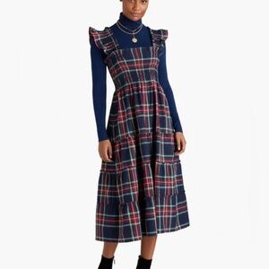 Hill House Navy Tartan Nap Dress